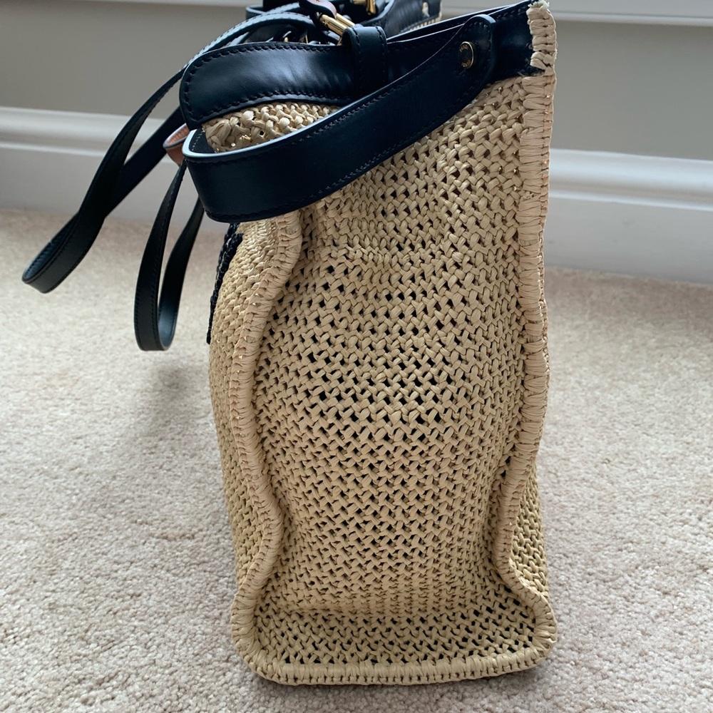 Fendi Raffia Vitello Macrame Large Peekaboo X-Tote - Picture 12 of 16